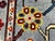 Blue Gray and Red Floral Wool Runner Rug, Persian Style, 2'9" X 9'7" For Sale - Image 14 of 17