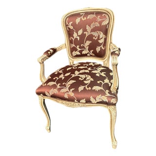 Louis XV Style French Arm Chair For Sale