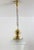 1970s Italian Brass and Cut Glass Pendant Lamp, 1970s For Sale - Image 5 of 14