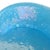 Sky Blue Antique Murano AVeM Label 1930s Blue Iridescent Pulegoso Bubbles Italian Art Deco Glass Decorative Flower Vase For Sale - Image 8 of 11