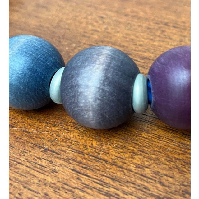 1960s Mid-Century Modern Wooden Beads Necklace from Aarikka, 1960s For Sale - Image 5 of 18