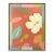 Contemporary Colorful Minimalist Abstract Oil Painting in Oak Float Frame For Sale