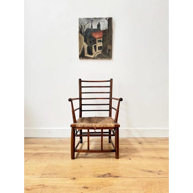 Antique Sussex Armchair, 1900s For Sale - Image 4 of 4