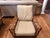 Wood 1940s Roosevelt Chairs and Ottoman For Sale - Image 7 of 15