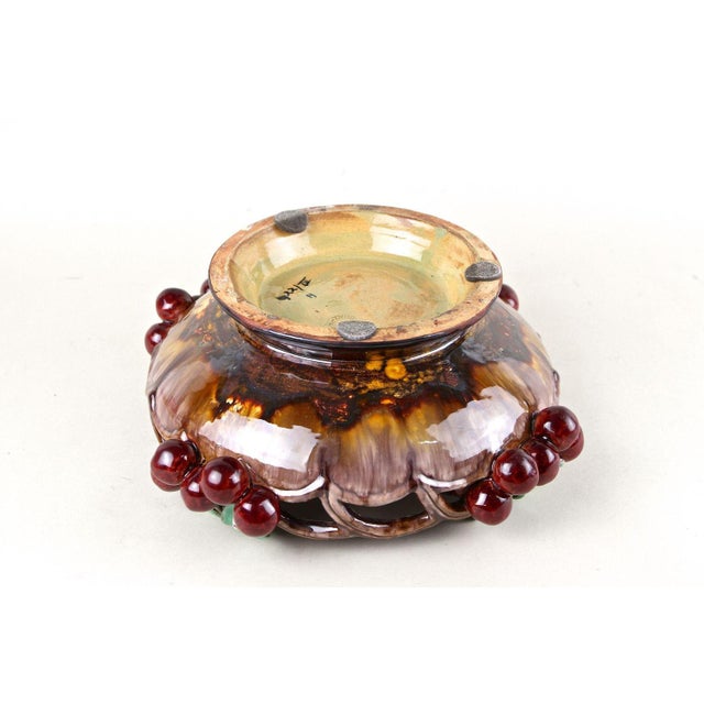 Mid-Century Ceramic Bowl with Cherries by St. Peter Ceramic, 1950 For Sale - Image 10 of 16