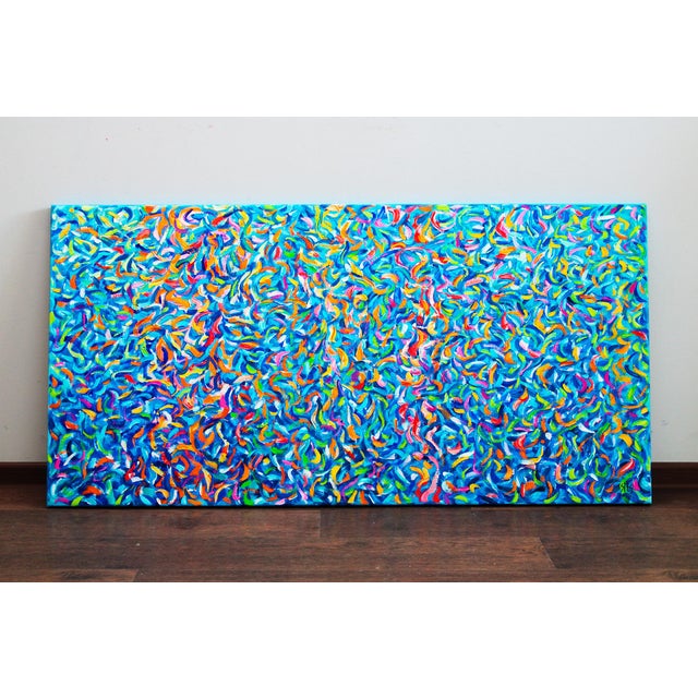 Artist Andrei Sitsko "Reflection in the Water" Modern Original Painting For Sale - Image 9 of 13