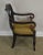 Regency Style Crackle Painted Armchair For Sale - Image 4 of 12