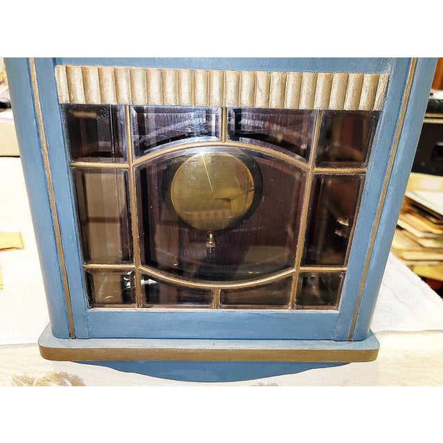 Antique German Wall Clock by Mauthe For Sale - Image 4 of 8