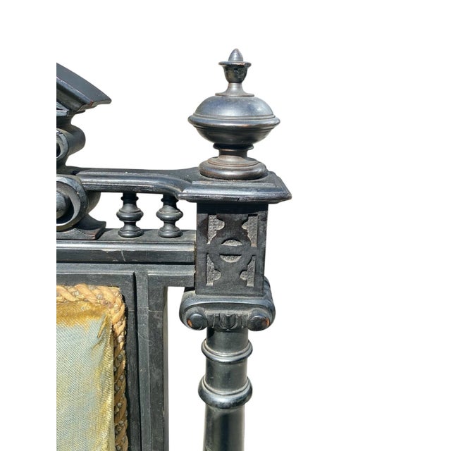 Antique Victorian Gothic / Renaissance Revival Chairs - Set of 4 For Sale - Image 9 of 12