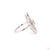 Silver Early 20th Century 1.1 Carat Old European Cut Diamond Gold Ring, Size 6.5 For Sale - Image 8 of 9