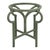 This is a 1970s Italian organic modern pencil bamboo scrolling loop form center , dining, or side table. The glass is only...