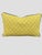 Beautiful custom made lumbar pillow pair by Trouvaille Home. Lovely yellow and white geometric fabric on front and back....