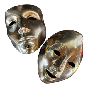 Brass Masks, Pair