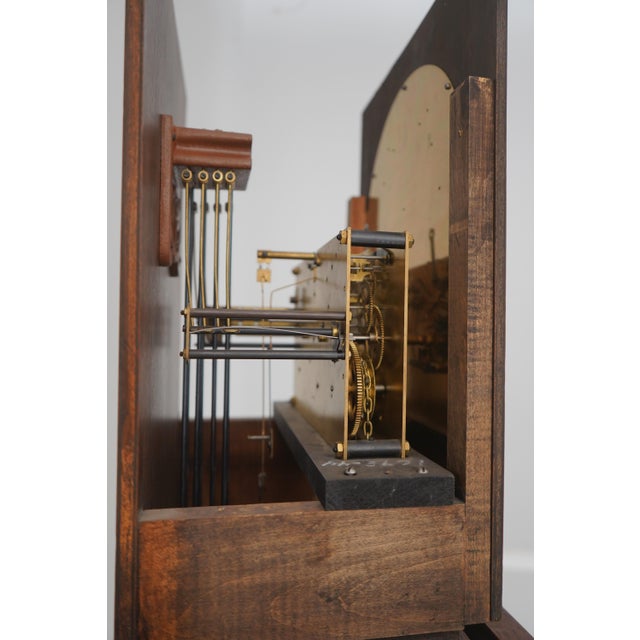 Colonial Mahogany Grandfather Hall Clock For Sale - Image 16 of 18