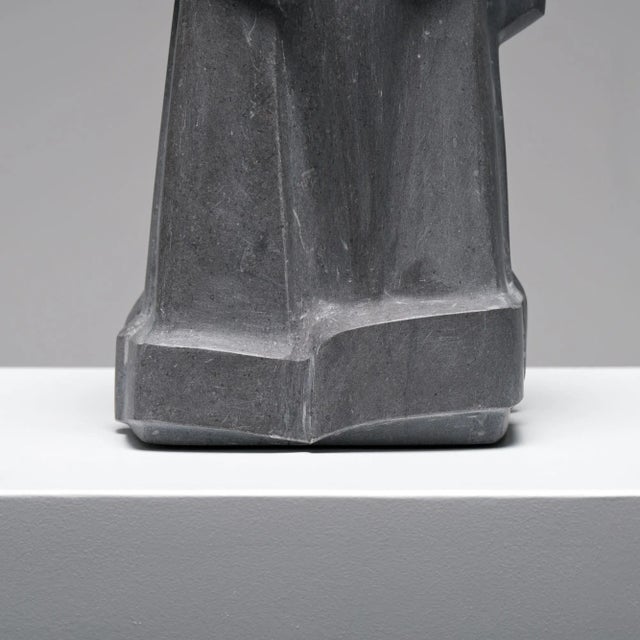 Jan Keustermans, Abstract Sculpture, Belgian Blue Stone For Sale - Image 4 of 18