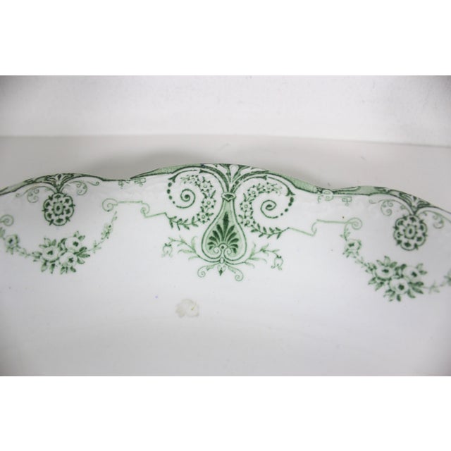 Antique English Ironstone Transferware Platter For Sale - Image 9 of 10