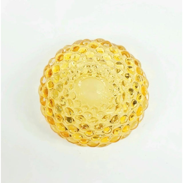 1950s Mid Century Murano Bubble Glass 'Lenti' Series Bowl by Ercole Barovier for Barovier & Toso, Italy, 1940s-1950s For Sale - Image 5 of 7