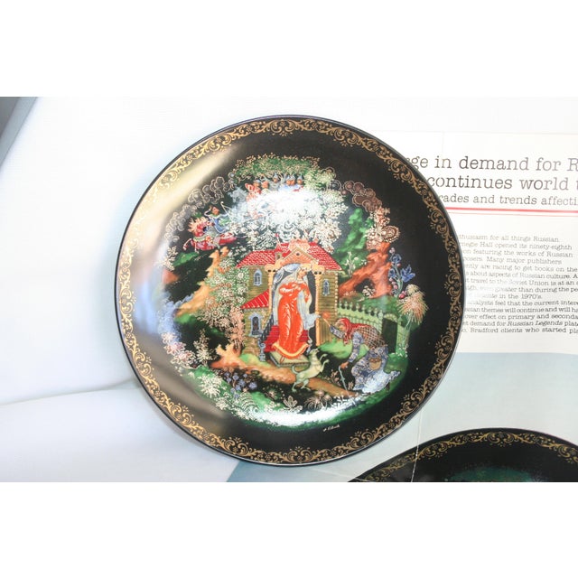 1990s Russian Legends Porcelain Plates - 9 Stories in Russian For Sale - Image 12 of 18