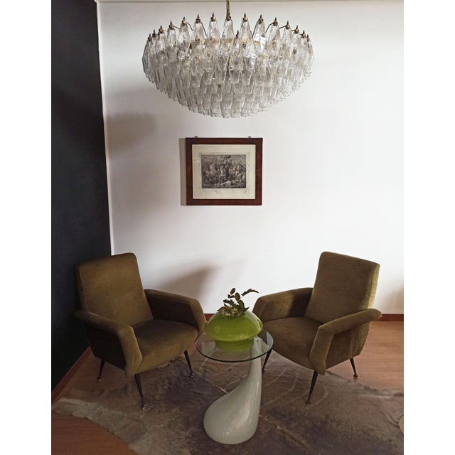 Mid-Century Modern Antique Murano Glass Chandelier, 1990 For Sale - Image 3 of 18