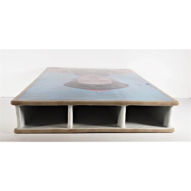 Contemporary Large China Last Emperor Vase by Paris Designer Fabienne Jouvin For Sale - Image 4 of 8