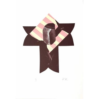 Ronald King ScreenPrint Dyere X Signed & Numbered 1978 For Sale