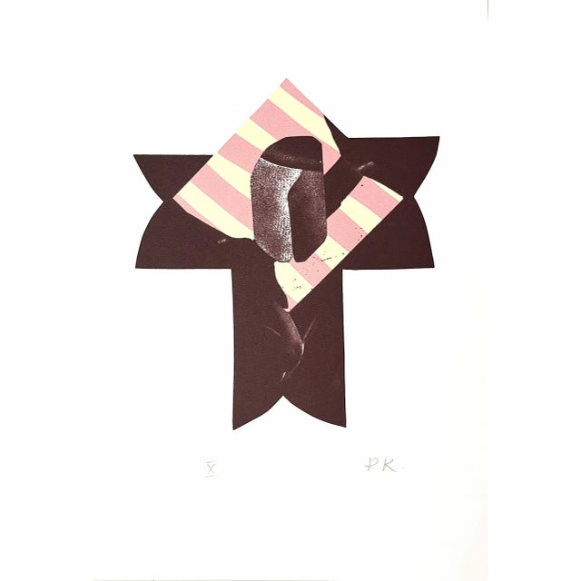 Ronald King ScreenPrint Dyere X Signed & Numbered 1978 For Sale