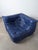 Vintage Togo Corner Sofa in French Blue Leather by Michel Ducaroy for Ligne Roset, 1980s For Sale - Image 11 of 16
