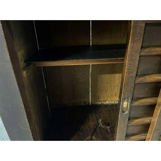 19th Century Japanese Tansu Storage Cabinet with Sliding Doors For Sale - Image 9 of 12