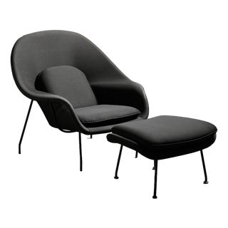 Womb Chair by Eero Saarinen, Charles Eames, and Florence Knoll for Knoll Inc. / Knoll International, 1970s For Sale