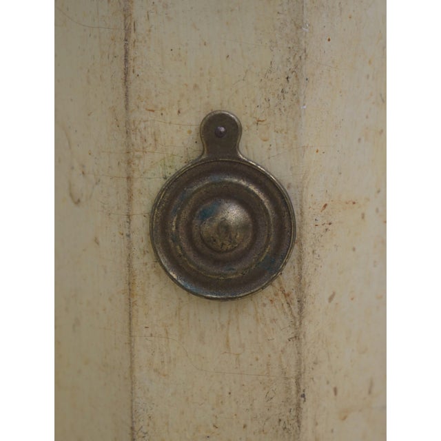 Wood Spiral Twist King Size Painted 4 Post Bed For Sale - Image 7 of 18