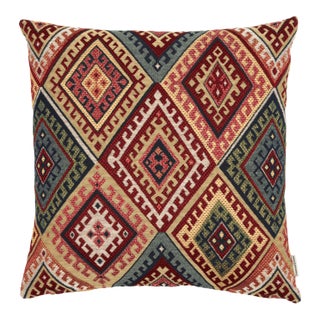 Tapestry Kilim Woven Cushion With Feather Filler - 42x42cm (17"x17") For Sale