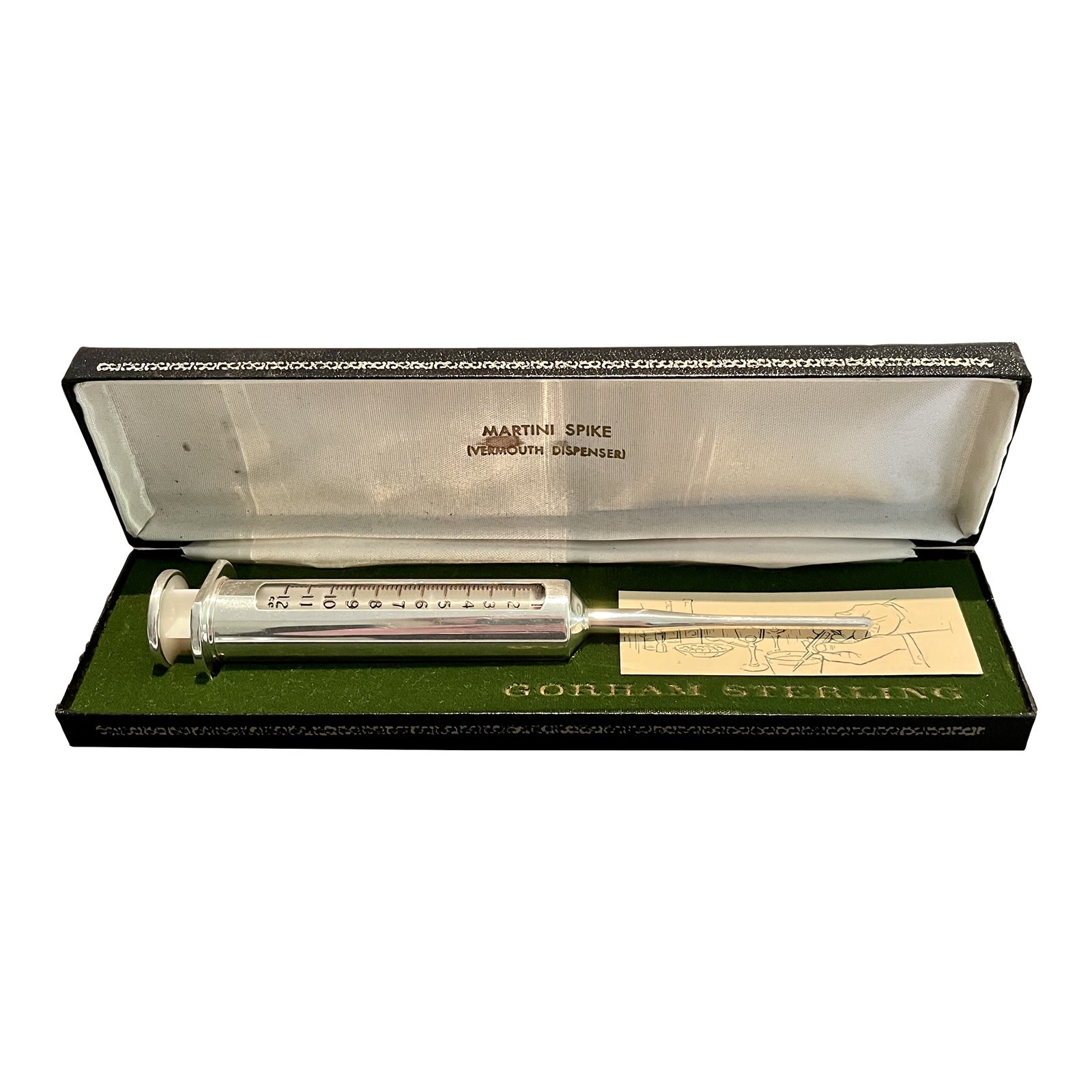 1960's Martini Spike Vermouth Dispenser Gorham Sterling Silver Chairish