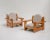 Set of Italian Pine Lounge Chairs, 1970s For Sale - Image 11 of 11