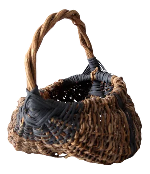 Antique Buttocks Basket