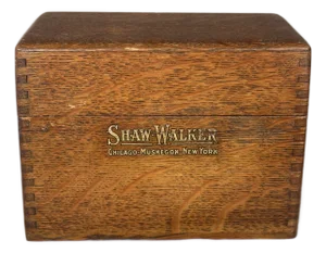 Antique Dovetail Joint Shaw Walker Wood Box