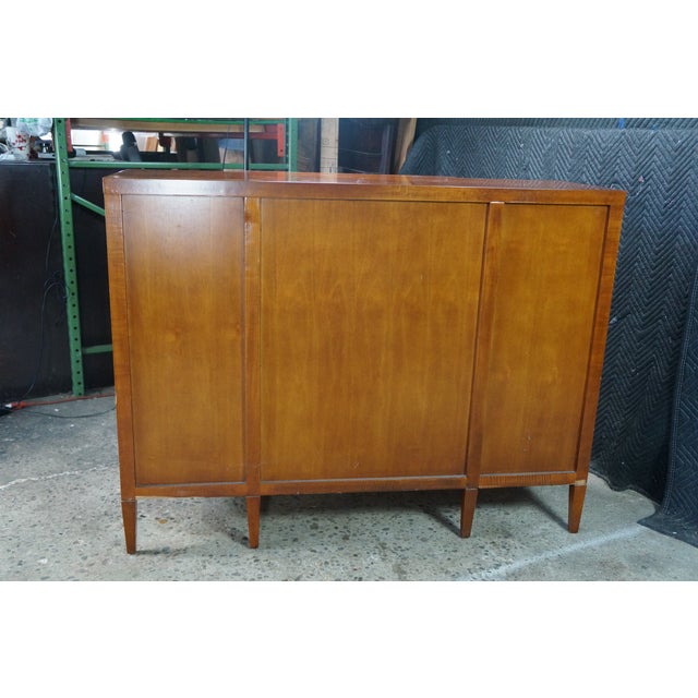 Late 20th Century Michael Vanderbyl for Baker Furniture Archetype Cherry Dresser Console Chest 54", Attributed For Sale - Image 13 of 18