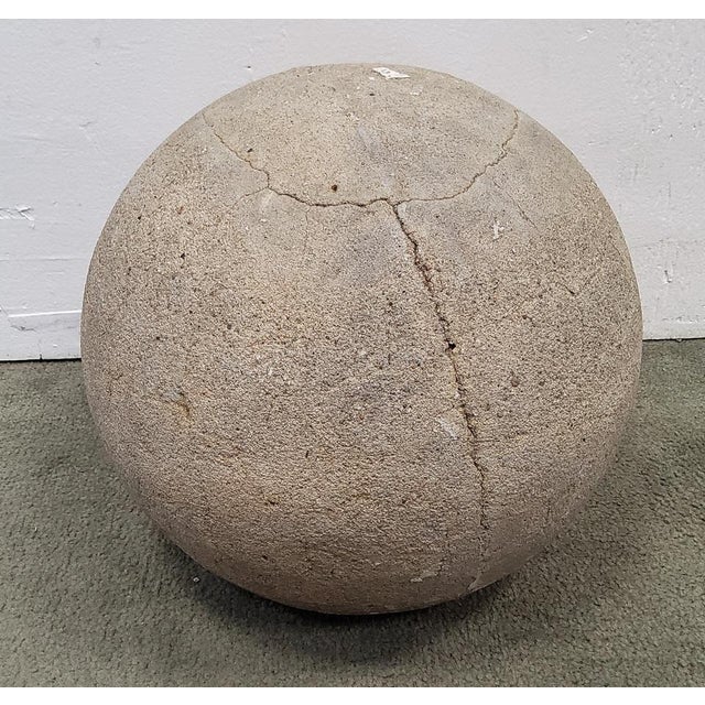 Outdoor stones sold individually. Natural Patina. 4 Available Stone 1 (photos 1-2): 12.5"W X 12.5"D X 12.5"H Stone 2...