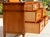 Brass Drexel Mid-Century Mahogany Lowboy Dresser With Matching Mirror - Vintage Solid Wood With Hidden Compartment For Sale - Image 8 of 18