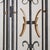 Black Pair of French Art Deco Wrought Iron Screens or Room Dividers For Sale - Image 8 of 9
