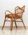 Vintage Basket Chair in Bamboo and Rattan, Italy, 1970s For Sale - Image 6 of 11