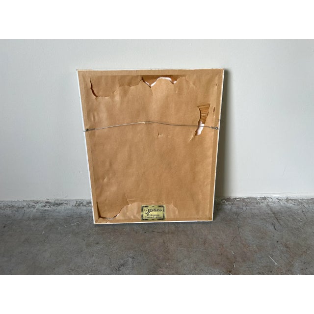 90's Vintage Still Life Oil - Watercolor Painting, Signed For Sale - Image 11 of 12