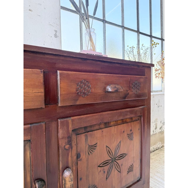 Folk Art Jam Cupboard from Savoyard, 1950s For Sale - Image 18 of 18