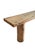Not Yet Made - Made To Order Solid Teak Wood Console Table, Natural Finish Modern Organic For Sale - Image 5 of 5