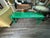 Mid-Century Modern Faux Malachite Console Table For Sale - Image 3 of 11