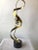 1980s Brass Ribbon Abstract Sculpture on Marble Base For Sale - Image 9 of 13