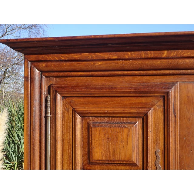 1960s Vintage High Sideboard in Oak, 1960s For Sale - Image 5 of 18