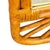 1950s Restored Single-Strand Fanning Rounded Rattan Wall Mirror W/ Stick Reed Rattan For Sale In Los Angeles - Image 6 of 7