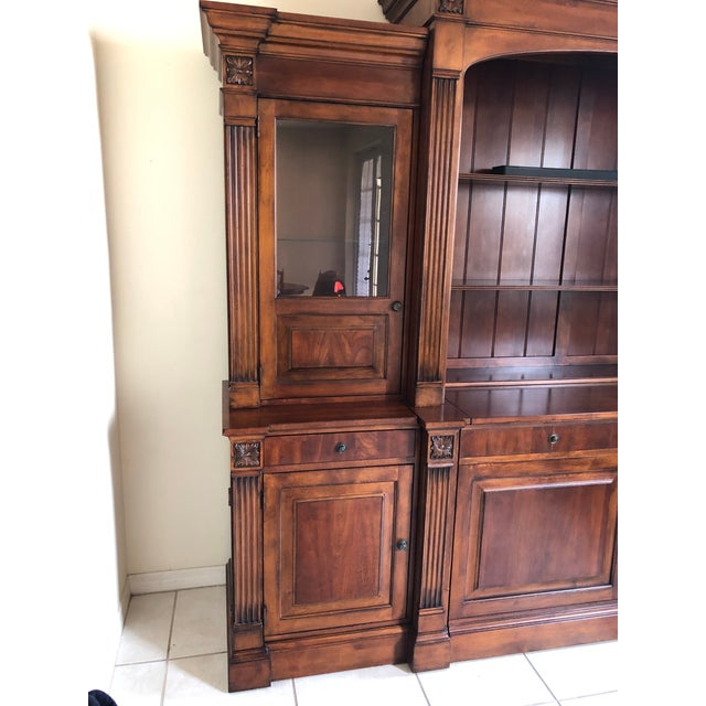 Traditional Ethan Allen Entertainment Center and Display Cases Chairish
