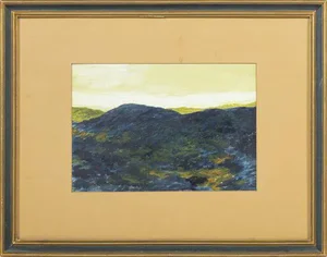 Alfredo Ramos Ayres Pereira, Landscape, Gouache on Paper