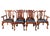 Set of 6 George III Style Carved Mahogany Dining Chairs, 39"H Gorgeous Chippendale style chairs Early 20th Century 2...